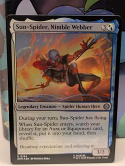 Sun-Spider, Nimble Webber - 154 - SPM - Foil - MTG SPIDER-MAN - NM - Image 1