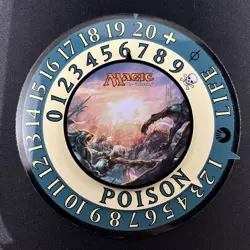 MTG MAGIC ARTIFACT SPINDOWN LIFE & POISON COUNTER (2011); FNM Mirrodin Besieged - Image 1