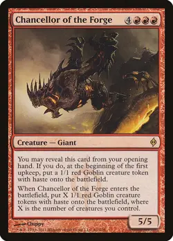 Chancellor of the Forge Regular - New Phyrexia MTG-LP - Image 1
