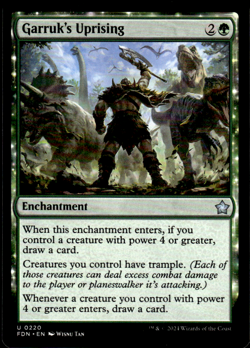 Garruk's Uprising Commander: MTG - Foundations - Image 1