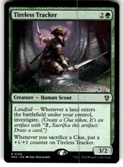 Tireless Tracker #190 (NM) Murders Karlov Manor MKC Magic MTG - Image 1