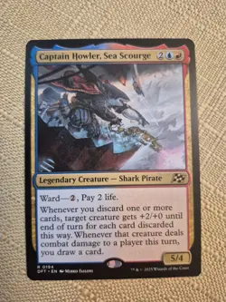 Captain Howler, Sea Scourge DFT Aetherdrift MTG 194 RARE M/NM 1x - Image 1