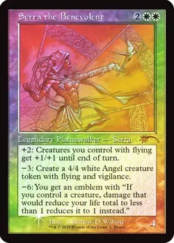MTG - Serra the Benevolent - Retro Frame Foil - Secret Lair Magic the Gathering - Image 1