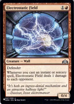 MTG Electrostatic Field (097/259) | NM | The List {LST} - Image 1