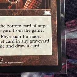 Magic the gathering Phyrexian Furnace ( Excellent condition) mtg weatherlight - Image 4