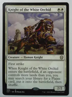 Knight of the White Orchid *Rare* Magic MtG x1 Commander 2021 - Image 1