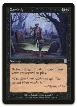 Zombify #171 (LP) Odyssey ODY Magic MTG - Image 1