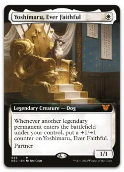 Yoshimaru, Ever Faithful (Extended Art) #46 NM Kamigawa Neon Dynasty Magic MTG - Image 1