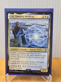 Cid, Timeless Artificer - #415 - Final Fantasy - MTG - Image 1