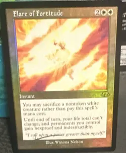 Flare of Fortitude - Magic the Gathering Modern Horizons 3 FOIL - Image 1