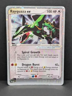 Rayquaza ex 97/97 Dragon Holo Ultra Rare Foil Pokemon TCG Nintendo MP - Image 1