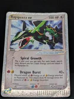 Rayquaza ex 97/97 Dragon Holo Ultra Rare Foil Pokemon TCG Nintendo MP - Image 3