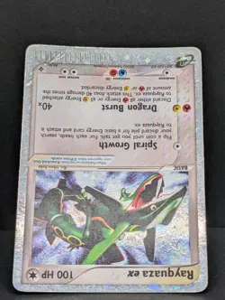 Rayquaza ex 97/97 Dragon Holo Ultra Rare Foil Pokemon TCG Nintendo MP - Image 4