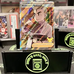 Pokemon TCG Professor's Research (Full Art) Celebrations 024/025 Holo Ultra Rare - Image 1
