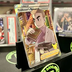 Pokemon TCG Professor's Research (Full Art) Celebrations 024/025 Holo Ultra Rare - Image 2