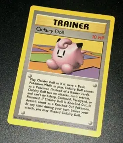 1999 Pokemon Clefairy Doll 070/102 Base Set Trainer Rare 1999 Wizards - Image 2