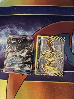 Pokemon Necrozma GX & mandibuzz BREAK Holo Trading Cards Set - Image 1
