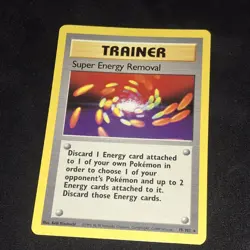 Super Energy Removal 079/102 Base Set (Shadowless) Rare Pokemon TCG Card - Image 1