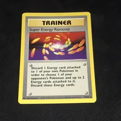Super Energy Removal 079/102 Base Set (Shadowless) Rare Pokemon TCG Card - Image 2