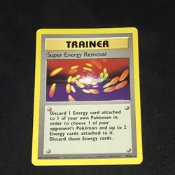 Super Energy Removal 079/102 Base Set (Shadowless) Rare Pokemon TCG Card - Image 3