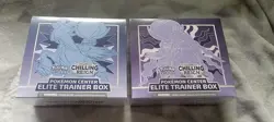 Chilling Reign Pokemon Center ETB Ice Rider Elite Trainer Box Sealed Lot Of 2 - Image 1