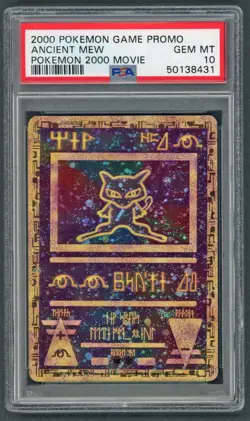 Pokemon Cards - PSA 10 Ancient Mew - Promo 2000 Movie - GEM MT - PSA10 - Image 1