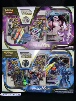 Pokemon TCG: Origin Forme Palkia & Dialga VSTAR Premium Collection (Lot of 2) - Image 1