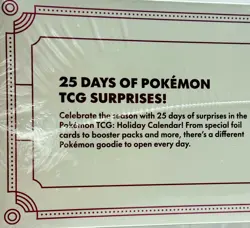 Pokemon TCG: 2025 Holiday Calendar Box~FULL of Great Items! ~Factory Sealed~ NEW - Image 5