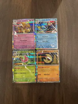 Pokemon TCG Mega Evolution Build And Battle Complete Promo Set of Four (4) - Image 1