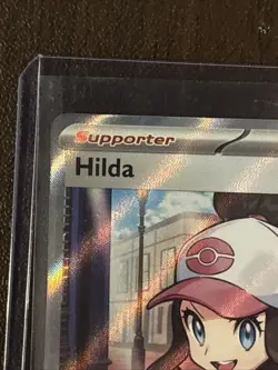 Pokemon TCG - Hilda 164/086 - Full Art Ultra Rare - White Flare Holo - Image 3