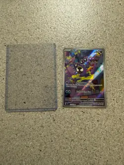Pokemon TCG Gastly 177/162 Temporal Forces Holo NM PACK FRESH - Image 1