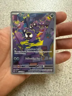 Pokemon TCG Gastly 177/162 Temporal Forces Holo NM PACK FRESH - Image 2