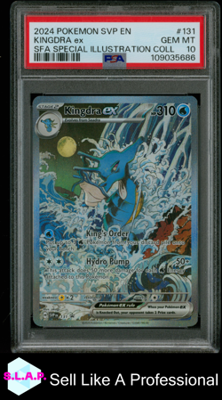 KINGDRA EX SFA SPECI4L ILL COLL POKEMON SVP EN-SV BLCK STR PRM 2024 131 PSA 10 - Image 1