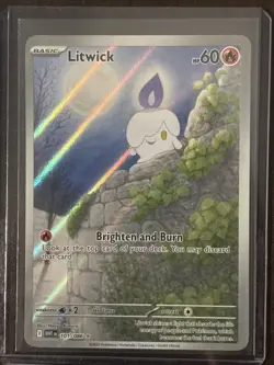Pokemon TCG - Litwick 101/086 - Illustration Rare - White Flare - Image 1
