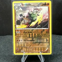 Pokemon TCG - Breloom - 50/111 - Rare - Reverse Holo - XY - Furious Fists - NM - Image 1