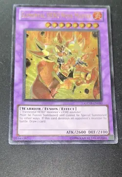 Yu-Gi-Oh! First Edition Ultimate Rare Elemental HERO Nova Master GENE-EN093 - Image 1