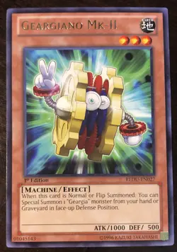 Geargiano MK-II REDU-EN027 YuGiOh RARE Return of the Duelist 1st Edition NM x1 - Image 1