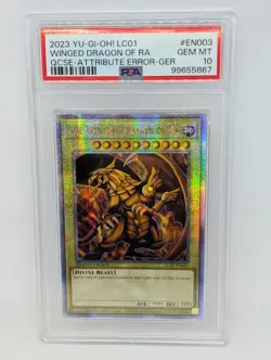 Yu-Gi-Oh! JP000-JP000 Winged Dragon of Ra PSA 10 - Image 1