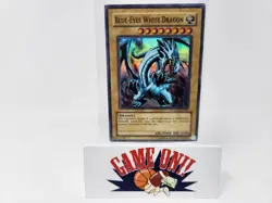 YuGiOh Blue-Eyes White Dragon DLG1-EN002 Super Rare Unlimited NM - Image 1