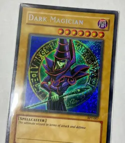 Vintage Yugioh Dark Magician BPT-007 Limited Edition Secret Rare Holo - LP - Image 4