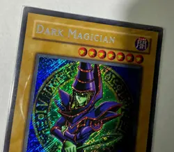 Vintage Yugioh Dark Magician BPT-007 Limited Edition Secret Rare Holo - LP - Image 5