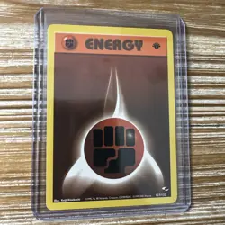 Fighting Energy 1st Edition Gym Heroes 127/132 Pokemon Card LP - Image 1