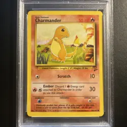 Charmander 69/130 PSA 9 Base Set 2 Pokemon Card Common Mint New Cert 2632 - Image 2