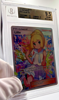 Pokemon Cards - BGS 9.5 Trainer Lillie 151/156 - Ultra Prism UR GEM MINT PSA CGC - Image 3