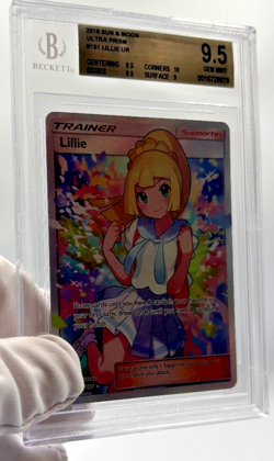 Pokemon Cards - BGS 9.5 Trainer Lillie 151/156 - Ultra Prism UR GEM MINT PSA CGC - Image 4