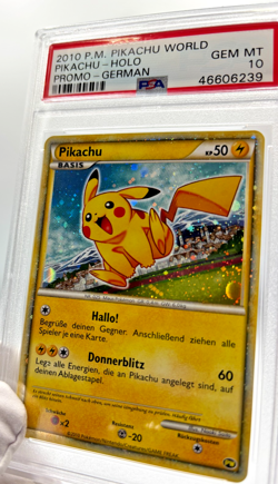 Pokemon Cards - PSA 10 Pikachu German - Pikachu World Promo - GEM MT - PSA10 - Image 5