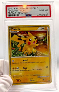 Pokemon Cards - PSA 10 Pikachu Spanish - Pikachu World Promo - GEM MT - PSA10 - Image 4