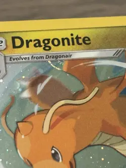 Dragonite 119/181 Sun & Moon Cosmos Holo HD SWIRL Pokemon Card LP - Image 2