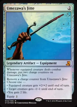 Umezawa's Jitte -Foil Near Mint MTG From the Vault: Lore - Image 1