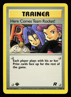 Here Comes Team Rocket! 71/82 Rare 1st Edition Team Rocket Pokemon Card - Image 1